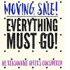 MOVING SALE